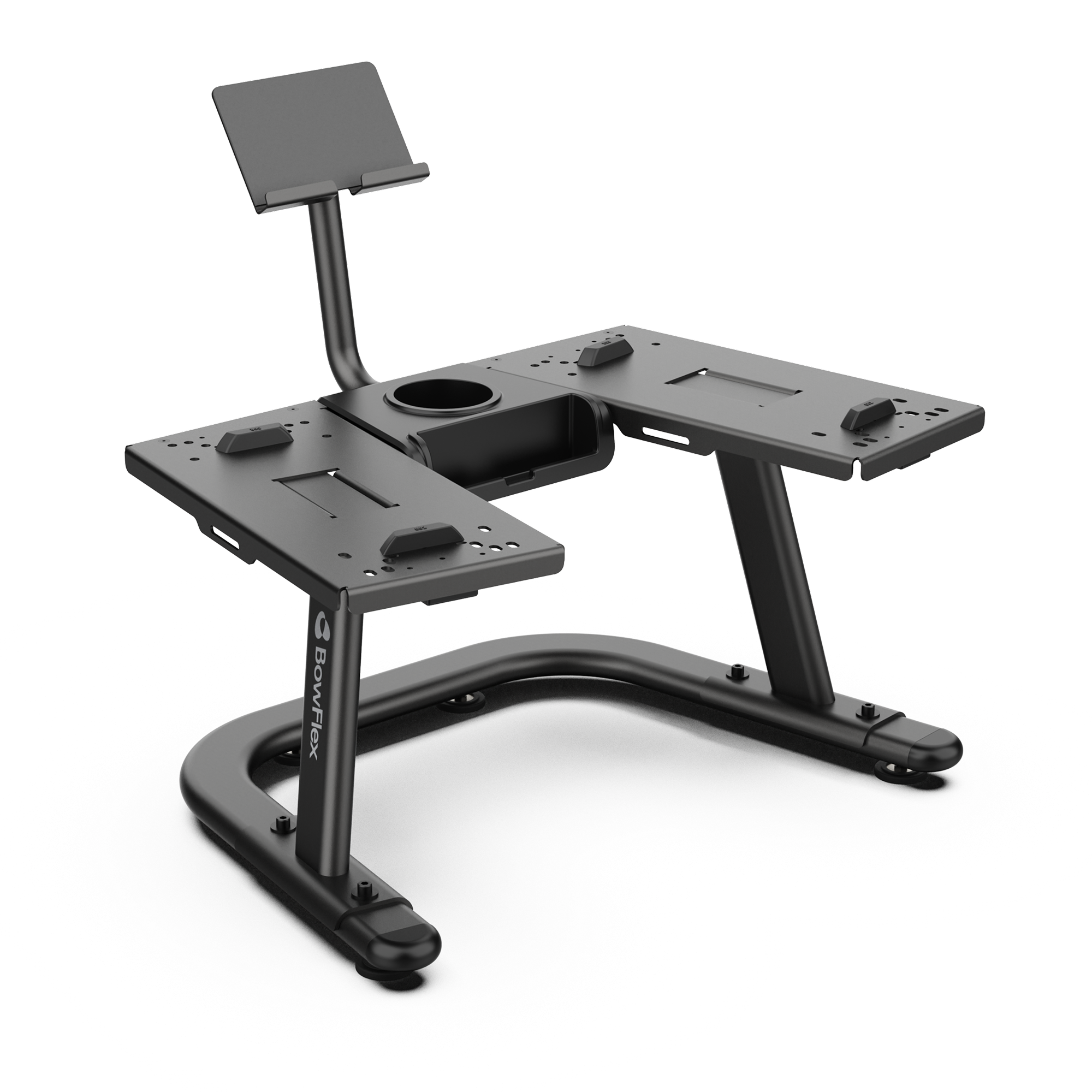 BowFlex SelectTech Adjustable Dumbbell Stand on white background.