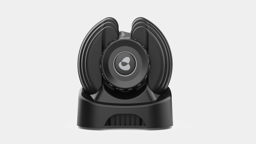 Front view of a single SelectTech Results Series 552 dumbbell