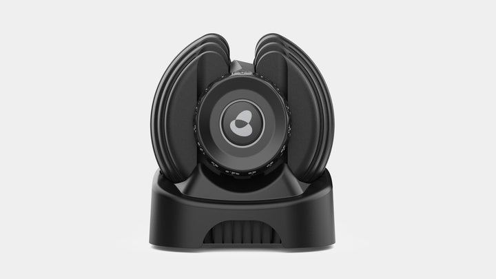 Front view of a single SelectTech Results Series 552 dumbbell