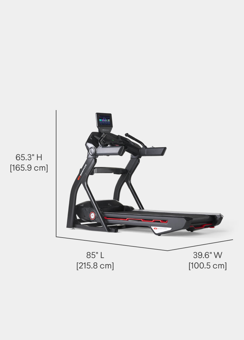 Dimensions for the T10 Treadmill.