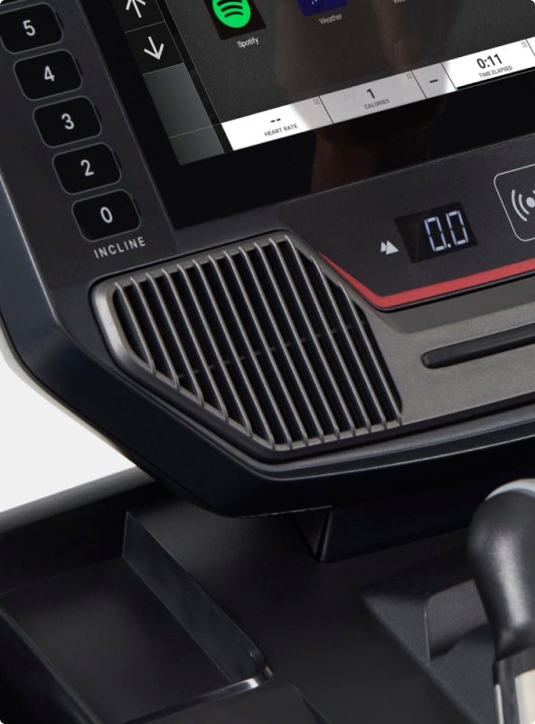 Built in fan on the BowFlex T16 Treadmill.
