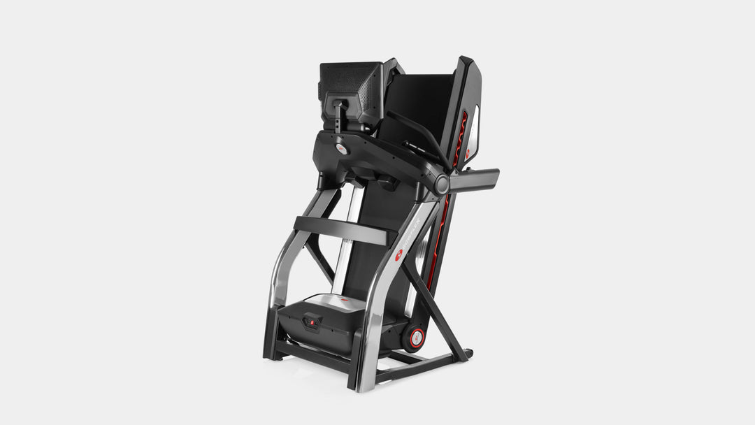 Treadmill 22 folded for easy storage
