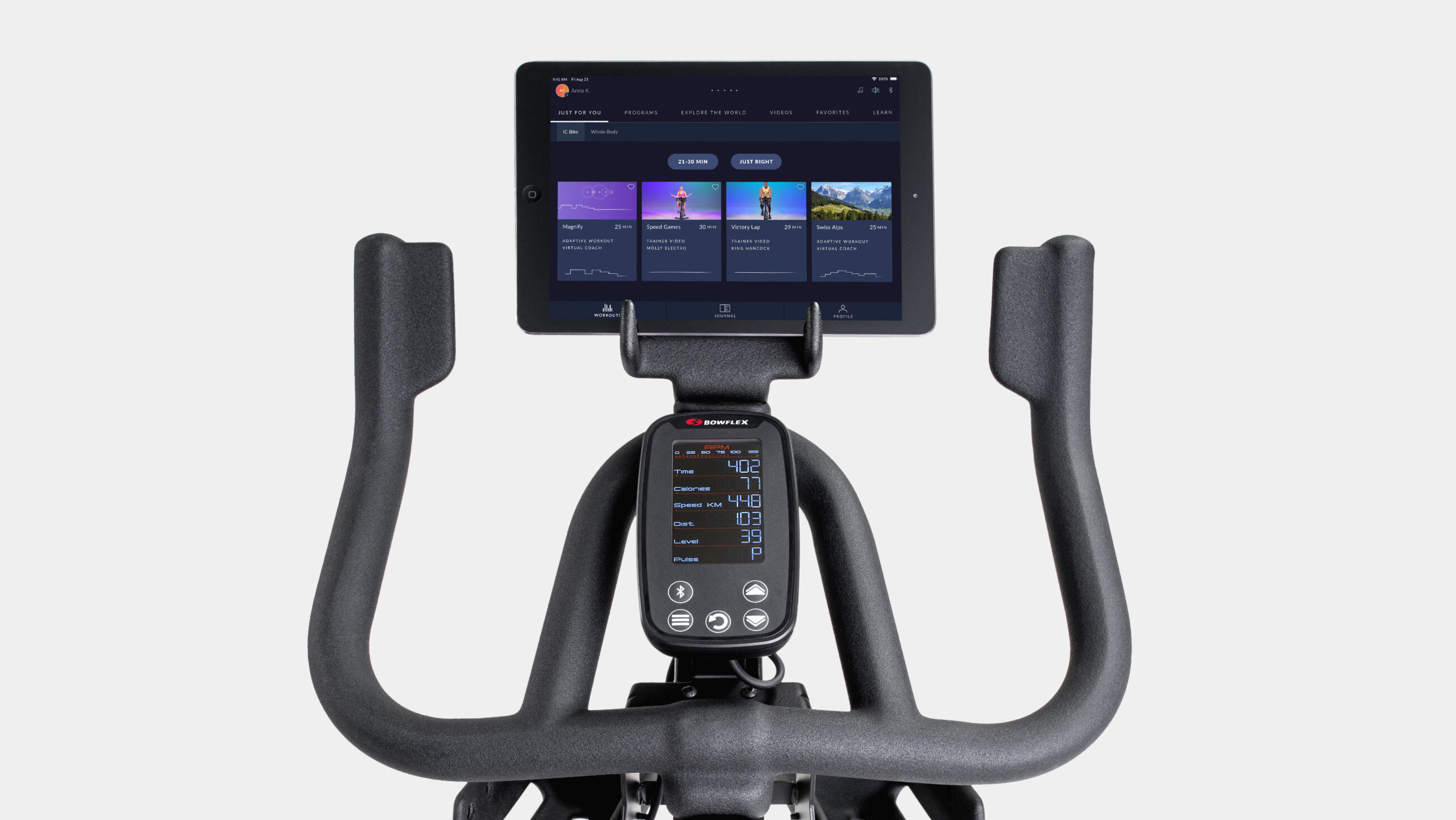 C6 Bike Works With Peloton® & Zwift® Apps BowFlex
