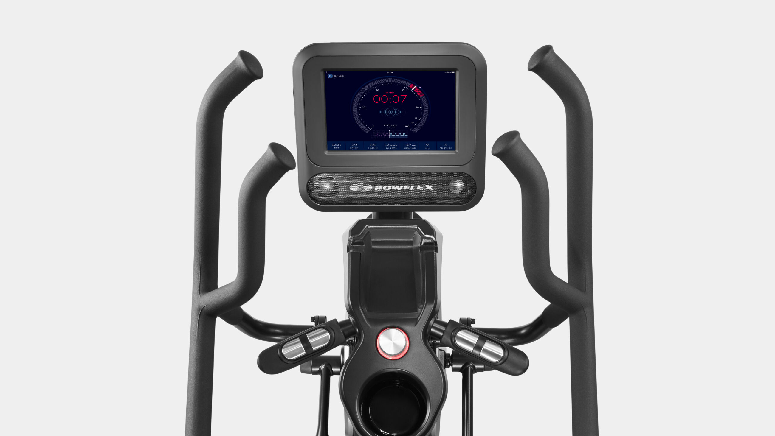 BowFlex Max Total Console - default view