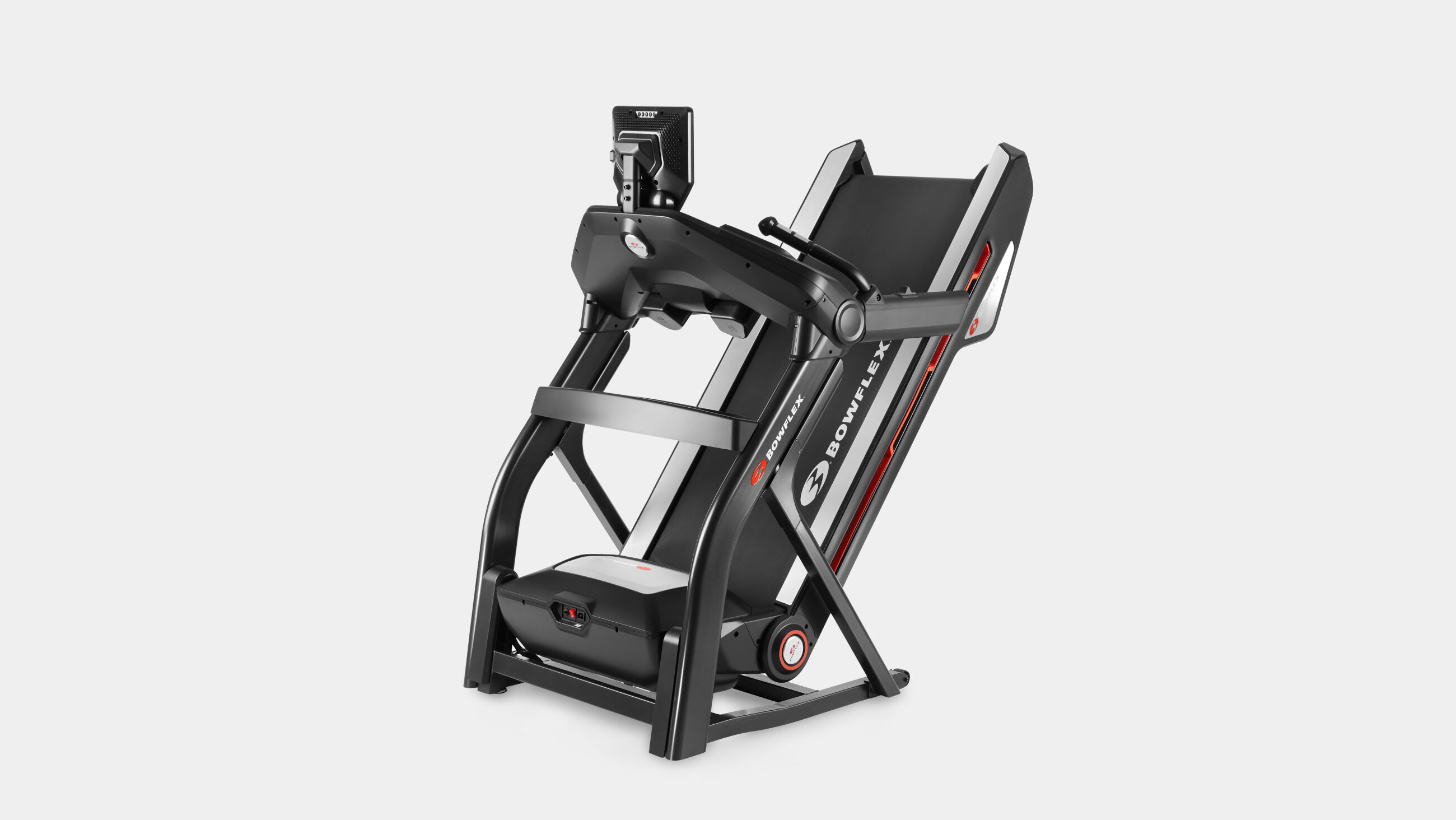 Treadmill 10 folded for easy storage - default view