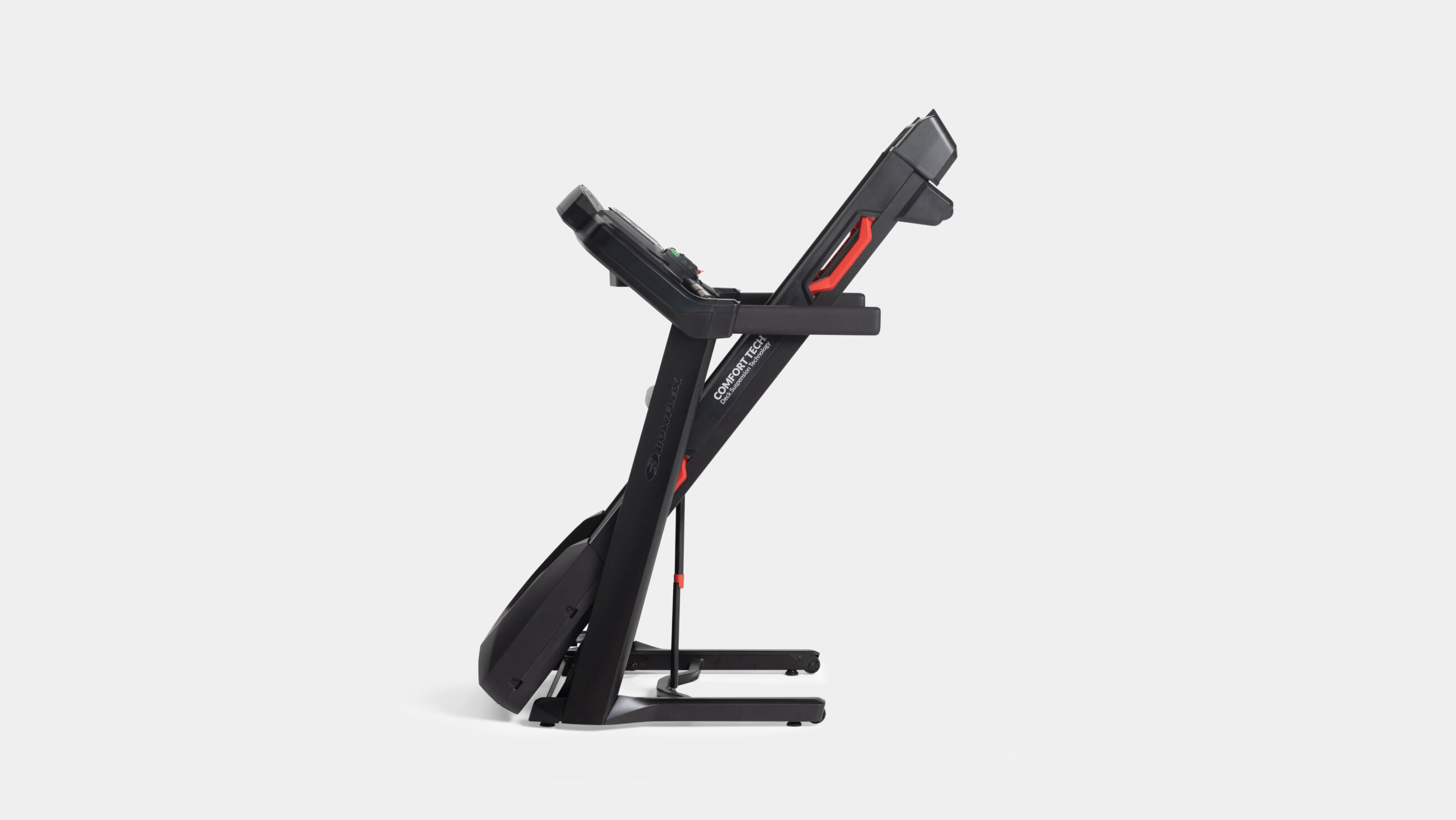 BXT8J Treadmill folded for storage - default view