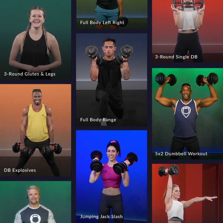 on demand dumbbell workout videos