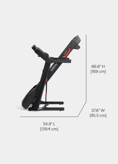 BXT8J Folded Dimensions  - Length 54.9 inches, Width 37.6 inches, Height 66.6 inches