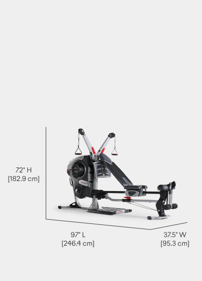 Revolution Home Gym Dimensions - Length 112 inches, Width 37.8 inches, Height 73 inches