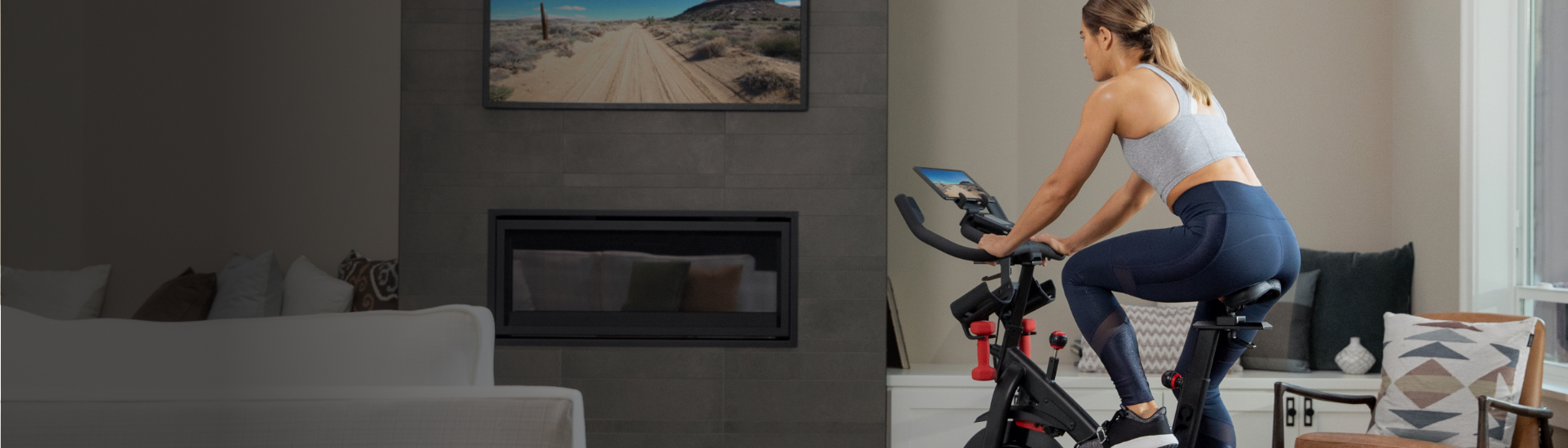 Connect the C6 exercise bike with world-class cycling apps