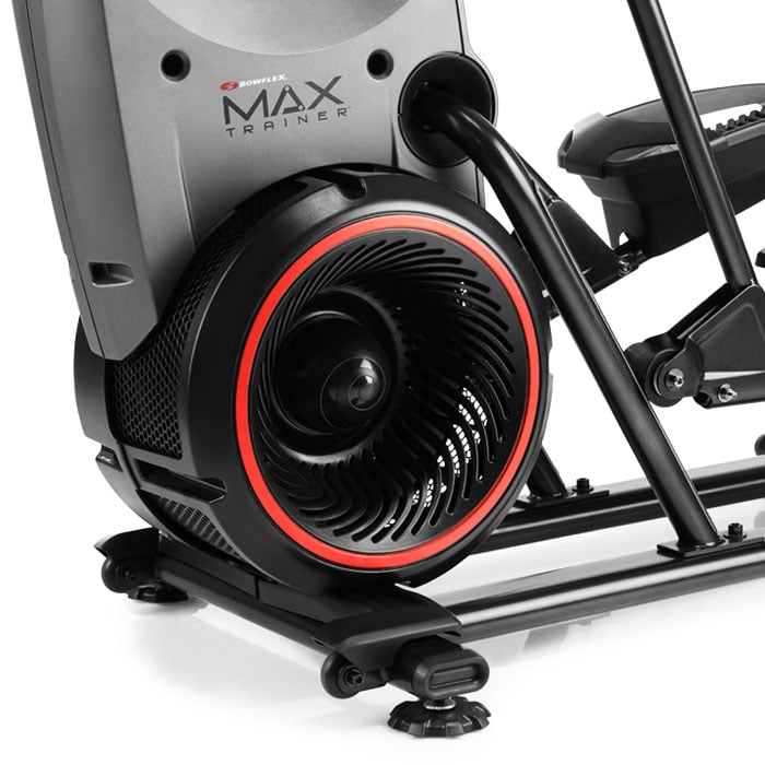 Closeup of the BowFlex Max Trainer M8 resistance fan.