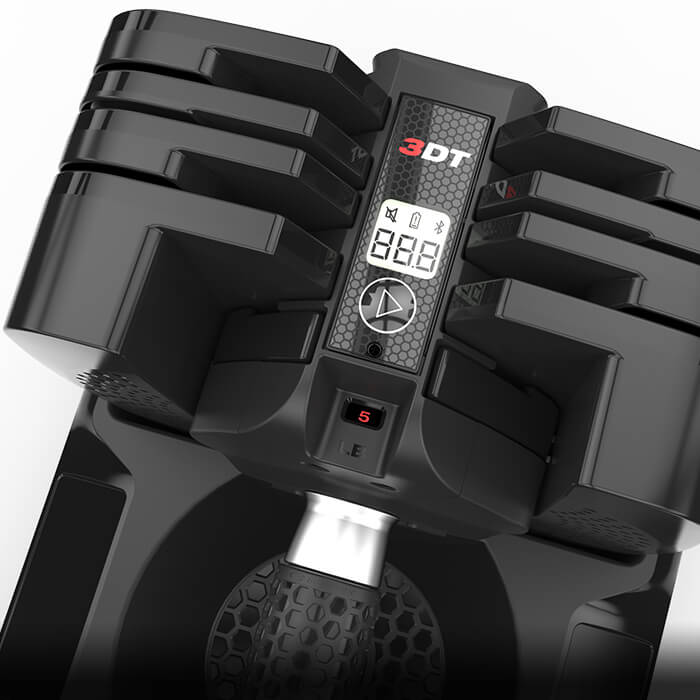 The 560 dumbbells feature the Three Dimensional Trainer.